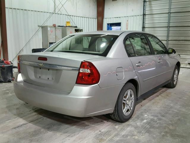 1G1ZS58F98F106262 - 2008 CHEVROLET MALIBU LS 银色 照片 4