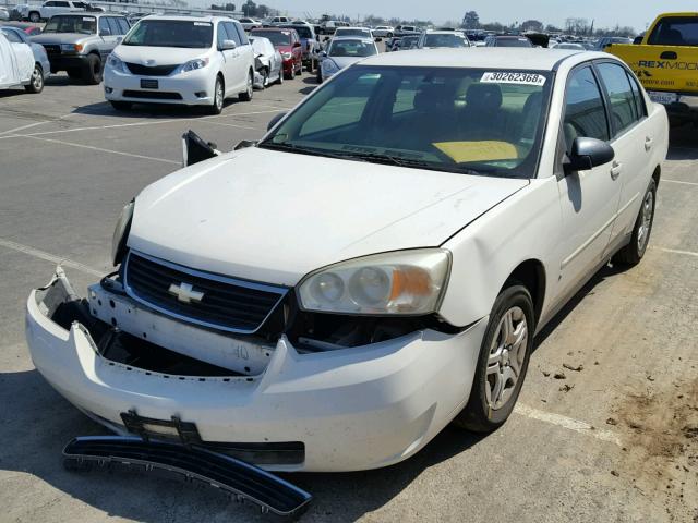 1G1ZS58F27F306446 - 2007 CHEVROLET MALIBU LS WHITE photo 2