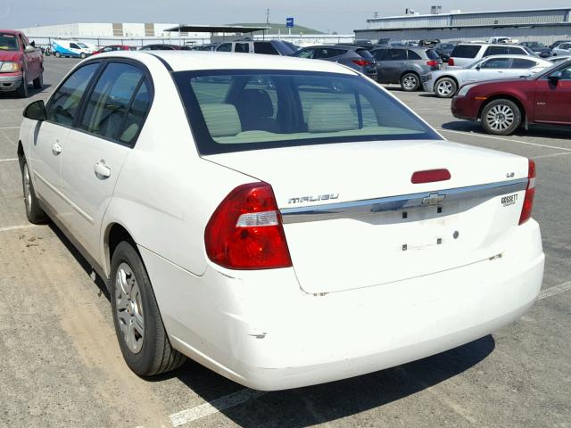 1G1ZS58F27F306446 - 2007 CHEVROLET MALIBU LS WHITE photo 3