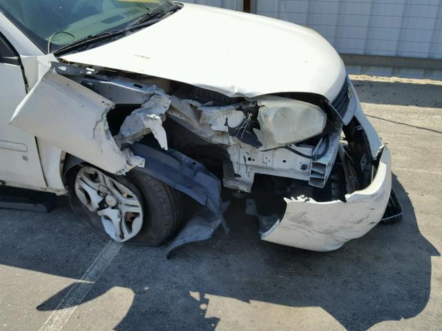 1G1ZS58F27F306446 - 2007 CHEVROLET MALIBU LS WHITE photo 9