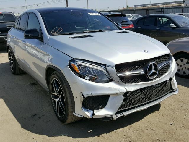 4JGED6EB5HA055973 - 2017 MERCEDES-BENZ GLE COUPE SILVER photo 1