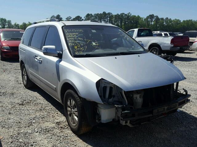 KNDMG4C71C6431493 - 2012 KIA SEDONA LX SILVER photo 1