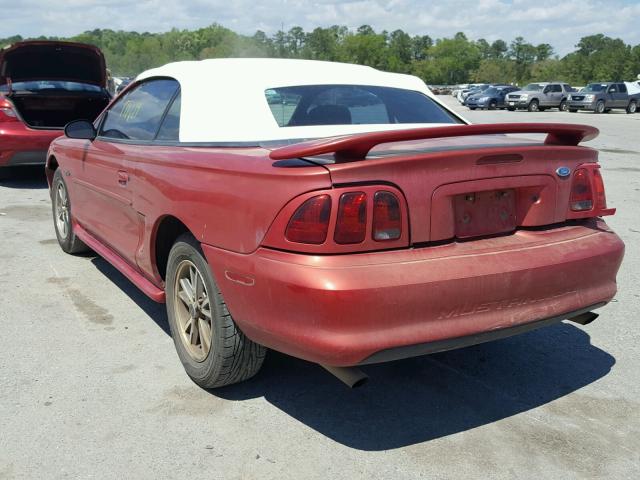 1FALP45X8TF209158 - 1996 FORD MUSTANG GT RED photo 3