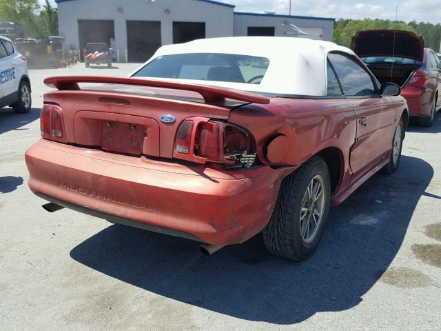 1FALP45X8TF209158 - 1996 FORD MUSTANG GT RED photo 4