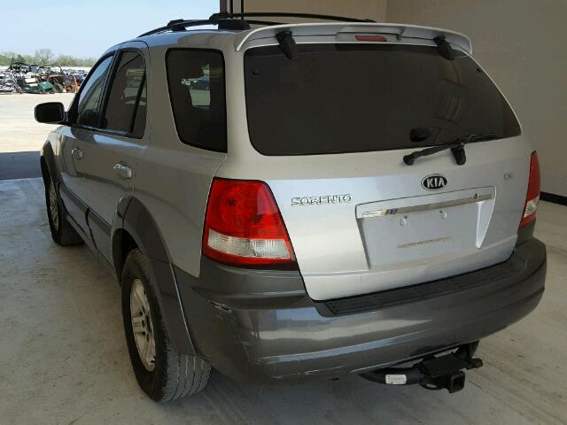 KNDJD733465608574 - 2006 KIA SORENTO EX SILVER photo 3