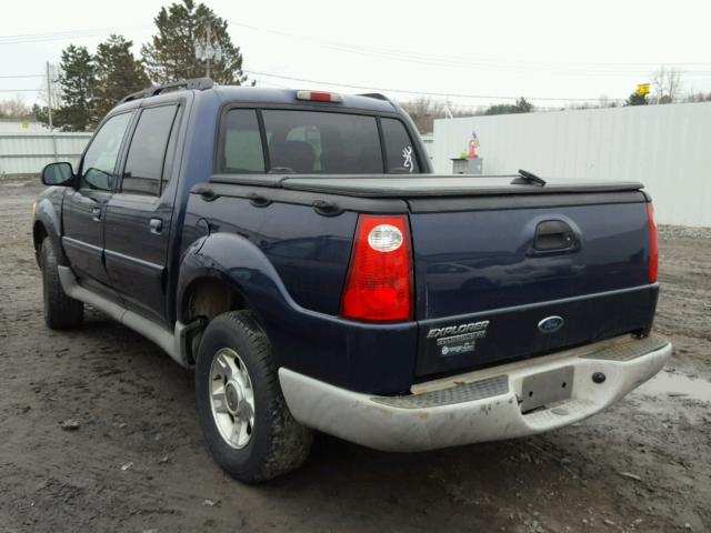 1FMZU77E23UA65754 - 2003 FORD EXPLORER S BLUE photo 3