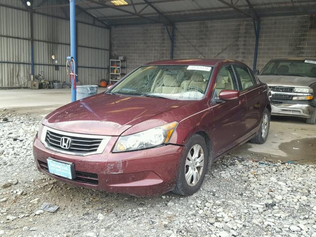 1HGCP2F49AA150393 - 2010 HONDA ACCORD LXP BURGUNDY photo 2