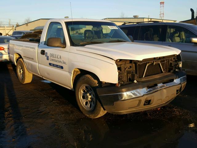 1GCEC14X25Z268528 - 2005 CHEVROLET SILVERADO WHITE photo 1