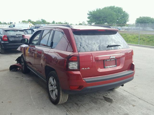 1C4NJDBB7FD130576 - 2015 JEEP COMPASS SP RED photo 3