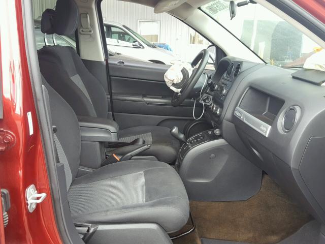 1C4NJDBB7FD130576 - 2015 JEEP COMPASS SP RED photo 5