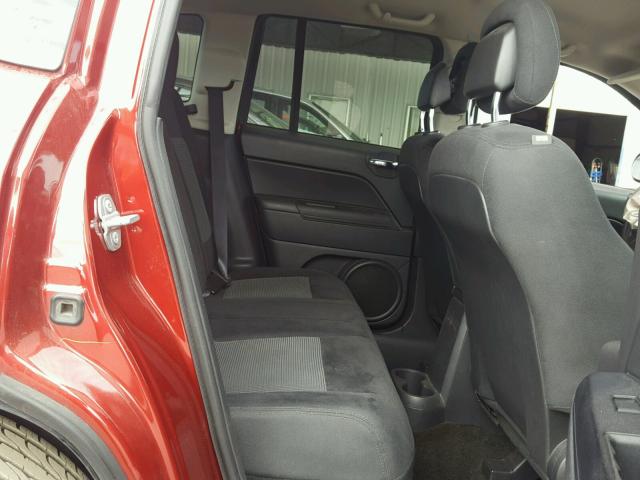 1C4NJDBB7FD130576 - 2015 JEEP COMPASS SP RED photo 6