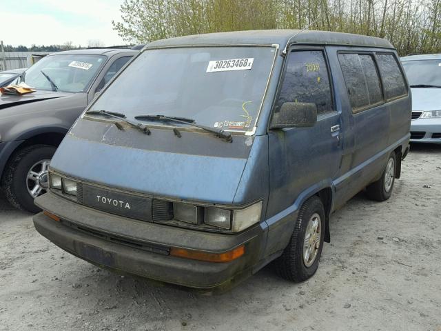 JT4YR29V1K5069336 - 1989 TOYOTA VAN WAGON BLUE photo 2