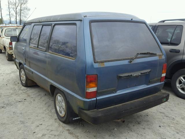 JT4YR29V1K5069336 - 1989 TOYOTA VAN WAGON BLUE photo 3