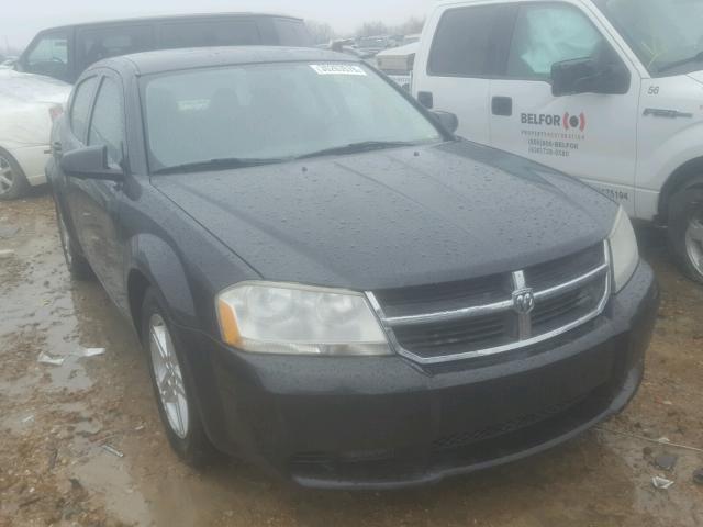 1B3LC56R48N630692 - 2008 DODGE AVENGER SX BLACK photo 1