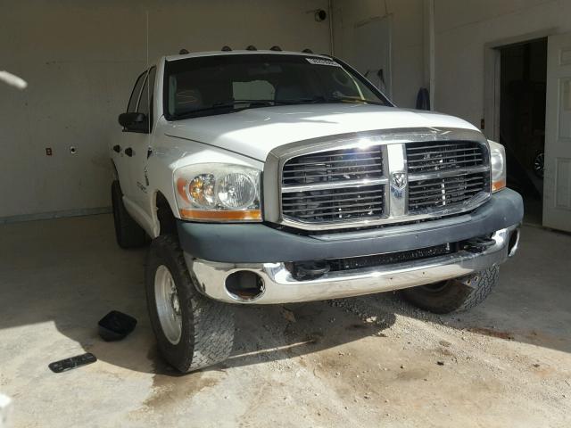 3D7KS28C36G286322 - 2006 DODGE RAM 2500 S WHITE photo 1