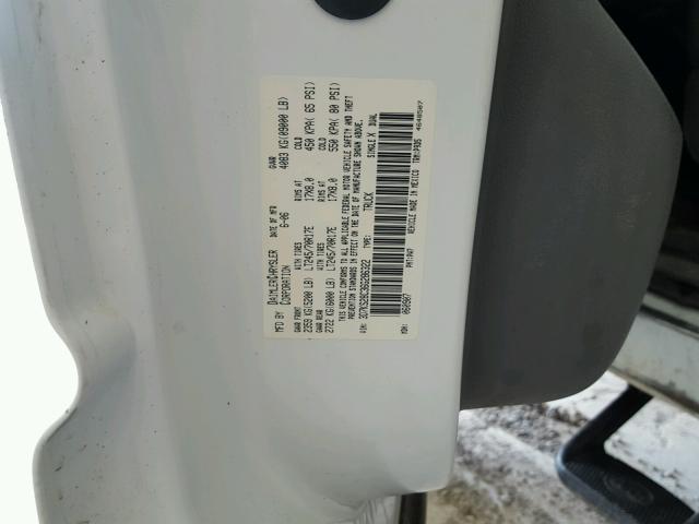 3D7KS28C36G286322 - 2006 DODGE RAM 2500 S WHITE photo 10