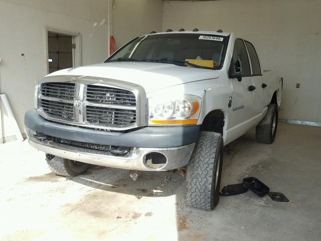 3D7KS28C36G286322 - 2006 DODGE RAM 2500 S WHITE photo 2