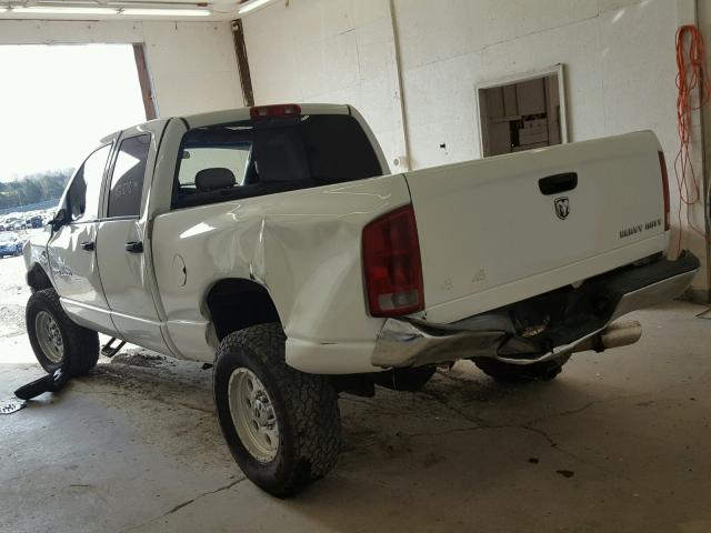 3D7KS28C36G286322 - 2006 DODGE RAM 2500 S WHITE photo 3