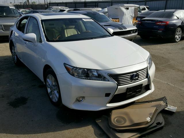 JTHBW1GGXE2041794 - 2014 LEXUS ES 300H WHITE photo 1