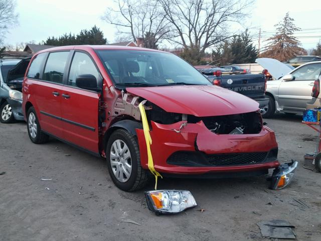 2C4RDGBG5ER453154 - 2014 DODGE GRAND CARA RED photo 1