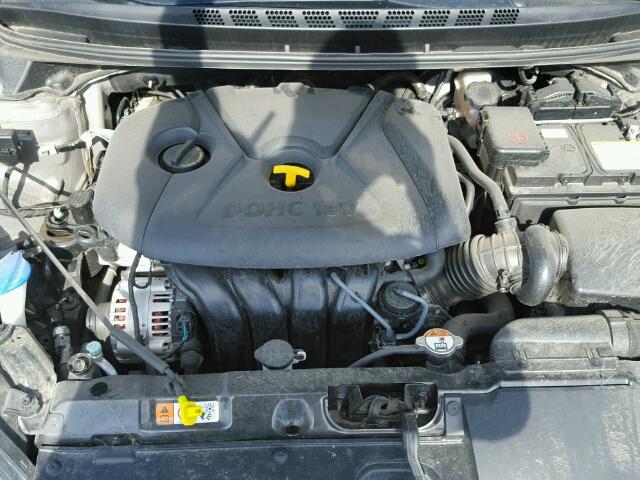 5NPDH4AE9EH459159 - 2014 HYUNDAI ELANTRA SE TAN photo 7