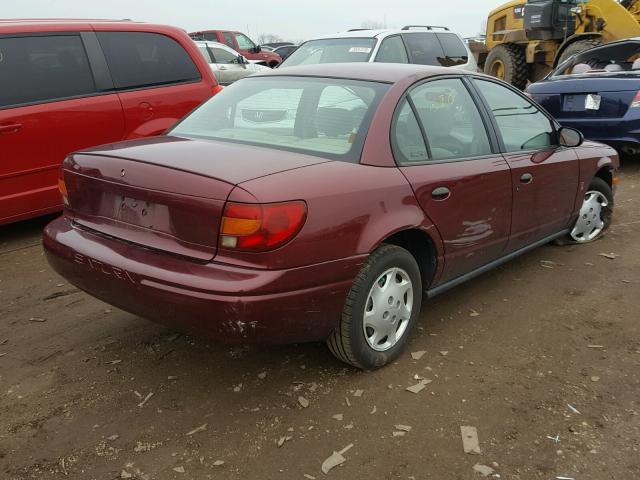 1G8ZH52842Z311889 - 2002 SATURN SL1 MAROON photo 4