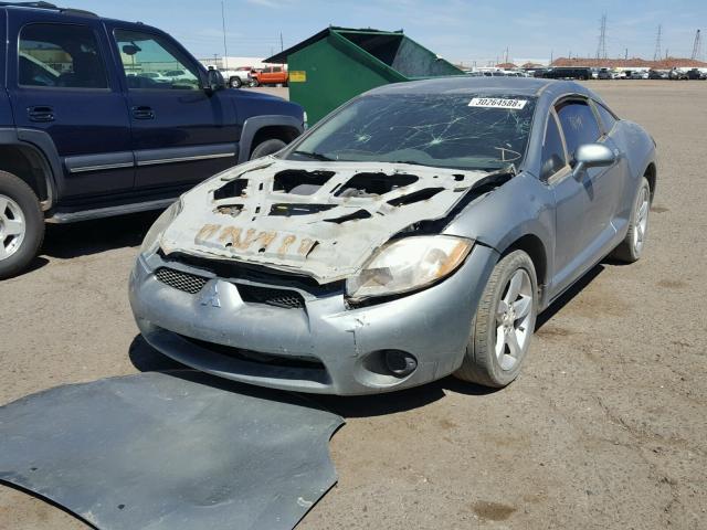 4A3AK24F38E005505 - 2008 MITSUBISHI ECLIPSE GS GRAY photo 2