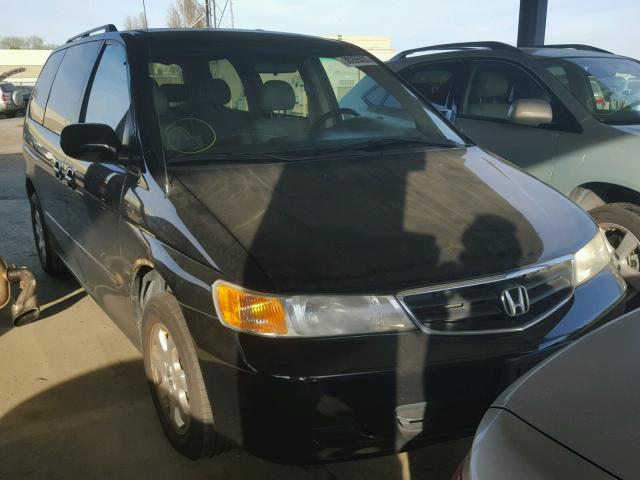 5FNRL18014B114685 - 2004 HONDA ODYSSEY EX BLACK photo 1