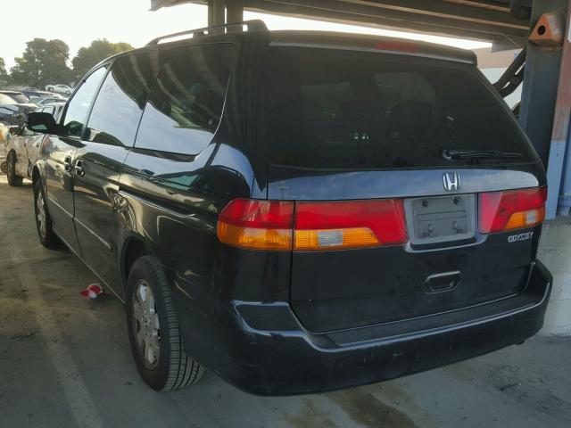 5FNRL18014B114685 - 2004 HONDA ODYSSEY EX BLACK photo 3