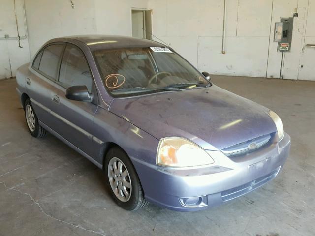 KNADC125946323342 - 2004 KIA RIO BLUE photo 1