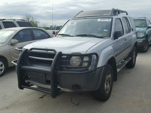 5N1ED28T82C605563 - 2002 NISSAN XTERRA XE SILVER photo 2