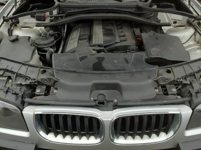WBXPA93495WD07000 - 2005 BMW X3 3.0I SILVER photo 7