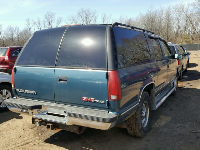 1GKGC26N4SJ738258 - 1995 GMC SUBURBAN C GREEN photo 4