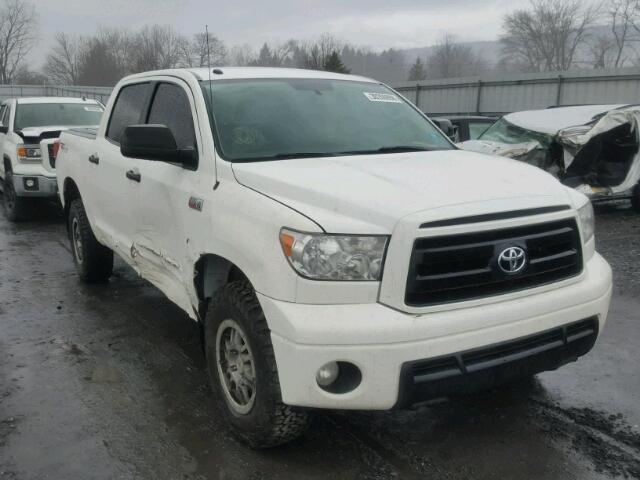 5TFDY5F14DX308860 - 2013 TOYOTA TUNDRA CRE WHITE photo 1