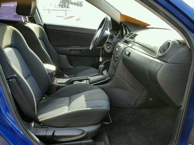 JM1BK324671706950 - 2007 MAZDA 3 S BLUE photo 5