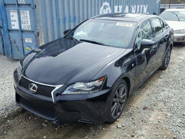 JTHBE1BL7FA006435 - 2015 LEXUS GS 350 BLACK photo 2