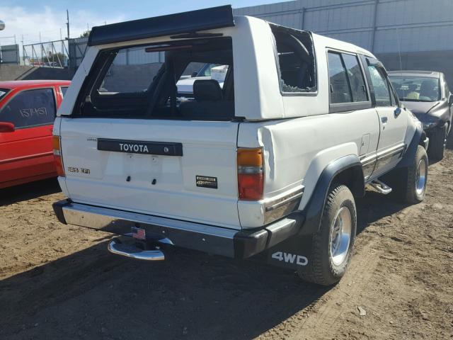 JT4RN62S2H0167837 - 1987 TOYOTA 4RUNNER RN WHITE photo 4