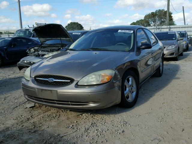 1FAFP52U83A123942 - 2003 FORD TAURUS LX BEIGE photo 2