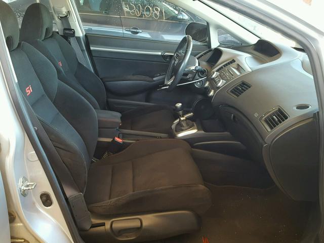 2HGFA555X7H711608 - 2007 HONDA CIVIC SI GRAY photo 5