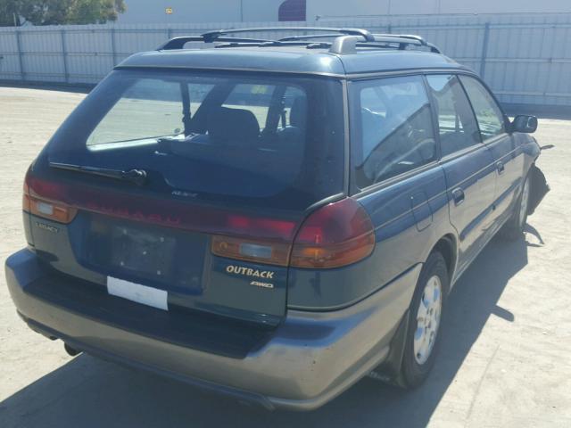 4S3BG6856W7643265 - 1998 SUBARU LEGACY 30T GREEN photo 4