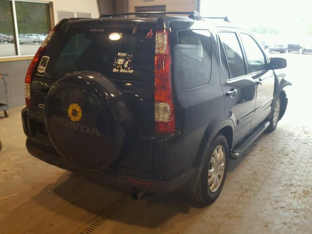 SHSRD78966U429329 - 2006 HONDA CR-V SE BLACK photo 4