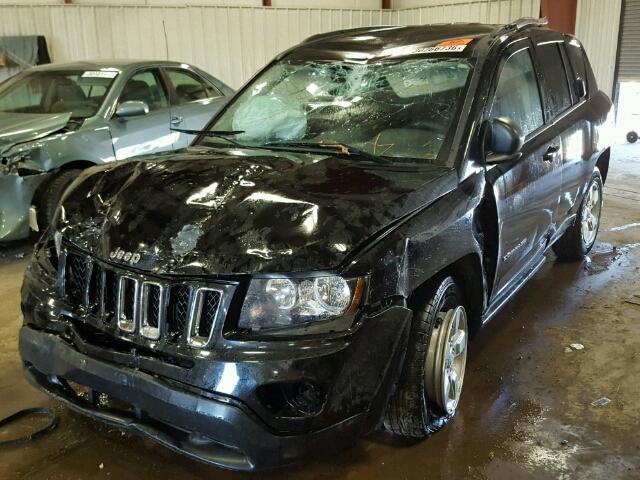 1C4NJCBA9ED504833 - 2014 JEEP COMPASS SP BLACK photo 2