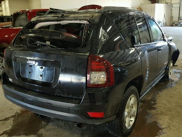 1C4NJCBA9ED504833 - 2014 JEEP COMPASS SP BLACK photo 4