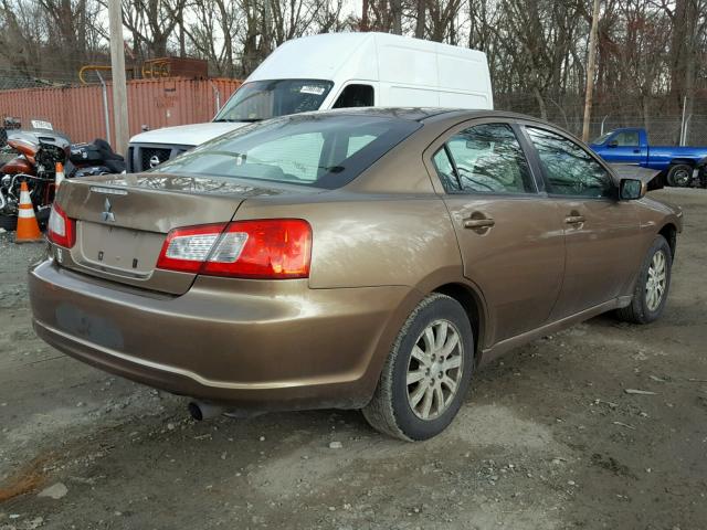 4A3AB36F79E013949 - 2009 MITSUBISHI GALANT ES BROWN photo 4