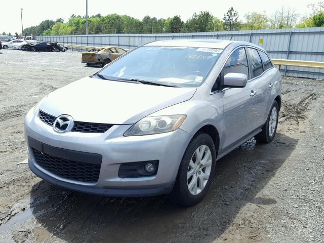 JM3ER293380186043 - 2008 MAZDA CX-7 SILVER photo 2