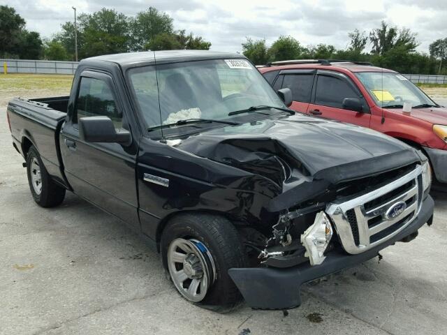 1FTYR10D39PA45133 - 2009 FORD RANGER BLACK photo 1