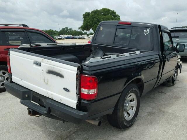 1FTYR10D39PA45133 - 2009 FORD RANGER BLACK photo 4