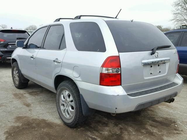 2HNYD18893H539105 - 2003 ACURA MDX TOURIN SILVER photo 3