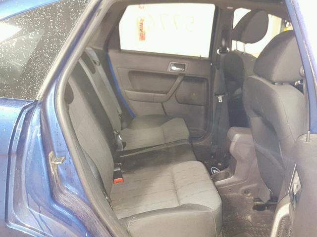 1FAHP35N38W248875 - 2008 FORD FOCUS SE BLUE photo 6