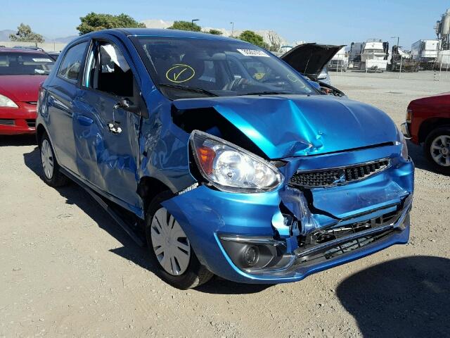 ML32A3HJ5HH002458 - 2017 MITSUBISHI MIRAGE BLUE photo 1